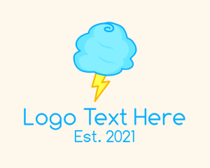 Weather - Cotton Candy Storm logo design