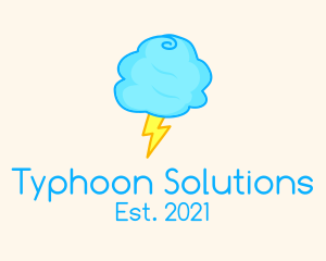 Typhoon - Cotton Candy Storm logo design