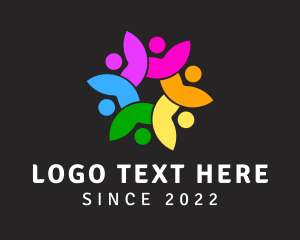 Collaboration - Flower People Society logo design