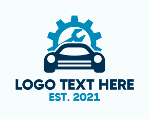 Wheels - Auto Service Repair logo design