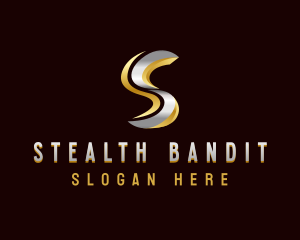  Industrial Metallic Letter S logo design