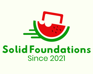 Fruit Juice - Watermelon Fruit Delivery logo design