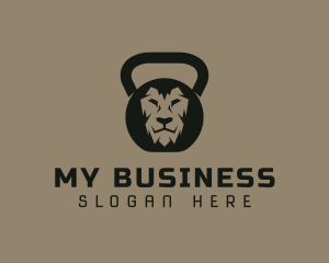 Kettlebell Gym Lion Logo