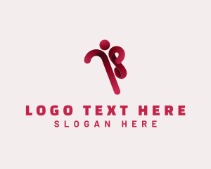 Jogging - Running Athlete Training logo design