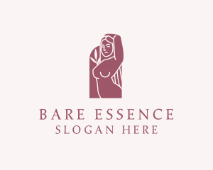 Naked - Sexy Naked Woman logo design