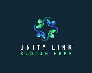 People Unity Foundation logo design