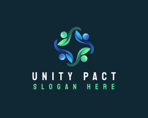 People Unity Foundation logo design