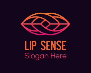 Lip - Gradient Lip Tech logo design