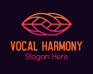 Voice - Gradient Lip Tech logo design
