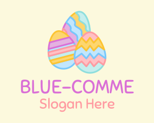 Multicolor - Colorful Decorative Eggs logo design