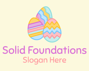 Celebration - Colorful Decorative Eggs logo design