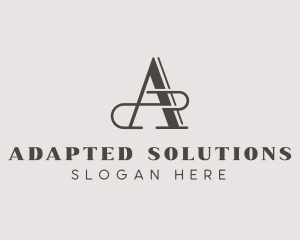 Fashion Tailor Boutique Letter A logo design