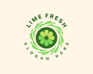 Lime - Citrus Fruit Juice logo design
