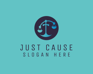Justice - Justice Law Scale logo design