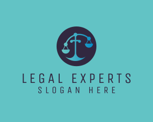 Law - Justice Law Scale logo design