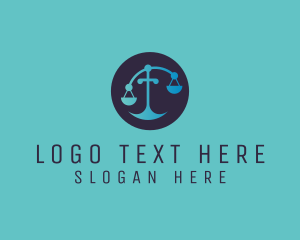 Legal Office - Justice Law Scale logo design