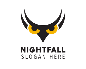 Nocturnal - Nocturnal Owl Birdwatcher logo design