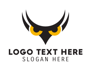 Aggressive - Nocturnal Owl Birdwatcher logo design