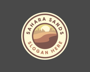 Sahara - Sand Dunes Desert logo design