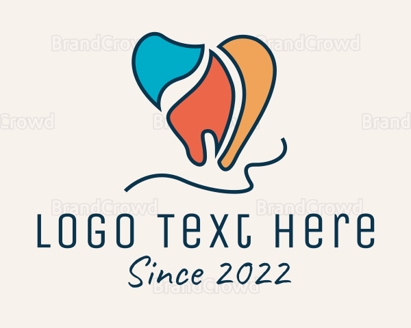 Colorful Dental Care Logo