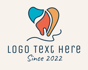 Colorful Dental Care logo design
