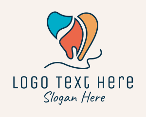 Colorful Dental Care Logo