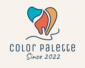 Colorful Dental Care logo design