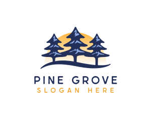 Pine - Pine Forest Nature logo design