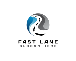 Highway Road Logistics logo design