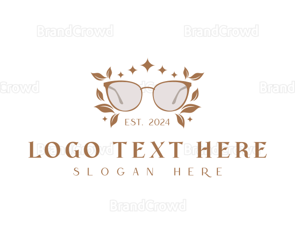 Botanical Shades Eyeglass Logo