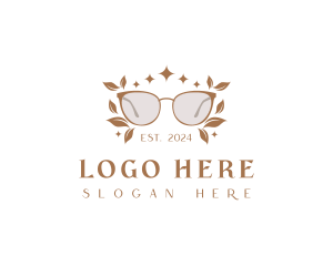 Botanical Shades Eyeglass Logo
