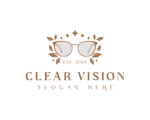 Optics - Botanical Shades Eyeglass logo design