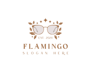 Polarizer - Botanical Shades Eyeglass logo design