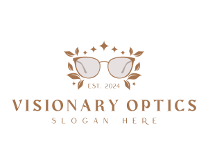 Optometry - Botanical Shades Eyeglass logo design