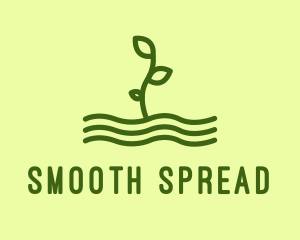 Green Plant Seedling  logo design