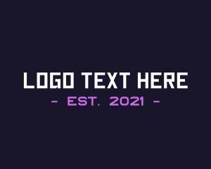 Information Technology - Web Developer Wordmark logo design