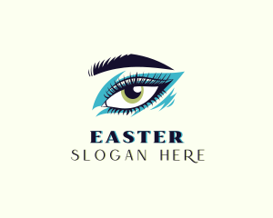 Eyelash - Eyeshadow Makeup Artist logo design