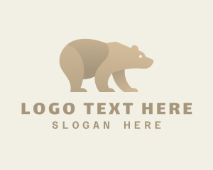 Bear - Wild Hunting Bear logo design