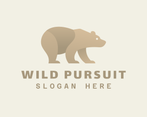 Hunting - Wild Hunting Bear logo design