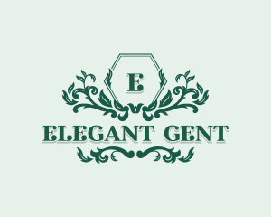 Elegant Floral Wedding logo design