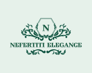 Elegant Floral Wedding logo design