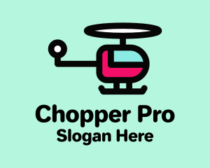 Chopper - Modern Chopper Transport logo design