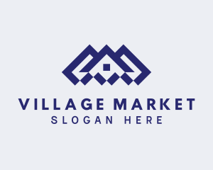 Village - Village Homes Roof logo design