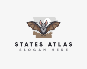 Arkansas Wildlife Bat logo design