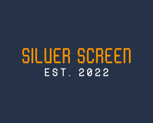 Electronics - Retro Pixel Wordmark logo design