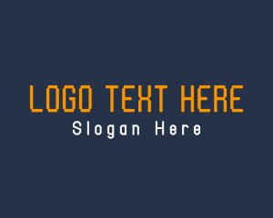 Retro Pixel Wordmark  Logo