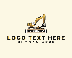 Mountain - Mountain Mining Excavation logo design