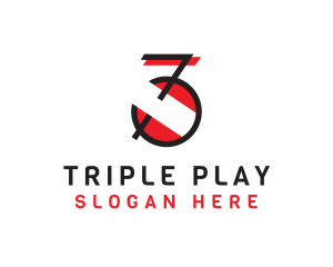 Three - Company Studio Number 73 logo design