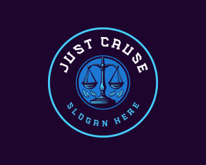 Justice - Justice Legal Scales logo design