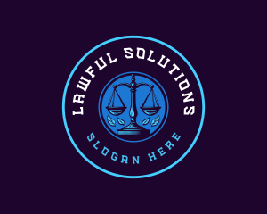 Legal - Justice Legal Scales logo design